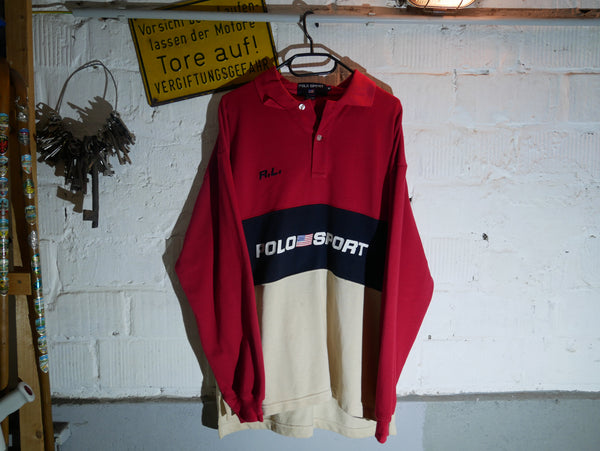 Vintage Bootleg Polo Sport Sweatshirt (XL)