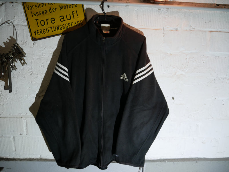 Vintage Adidas Fleece Zip Jacket (XL)