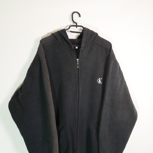 Vintage Bootleg Calvin Klein Zip Jacket (XL)